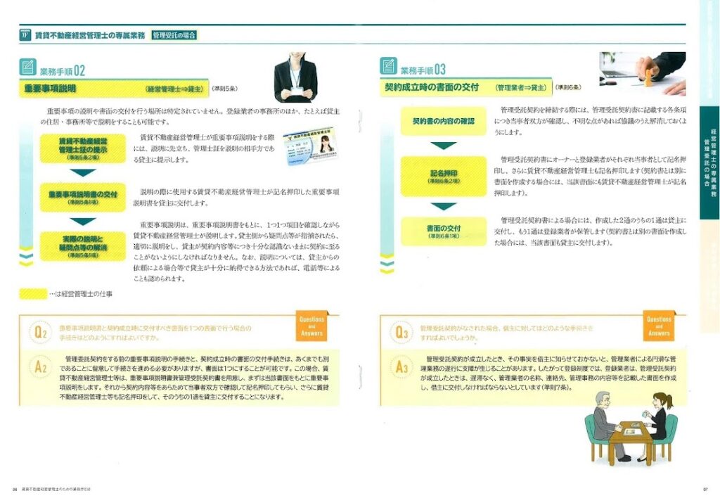 賃貸不動産経営管理士協議会業務手引き