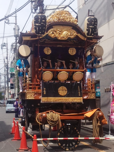 熊谷うちわ祭り山車